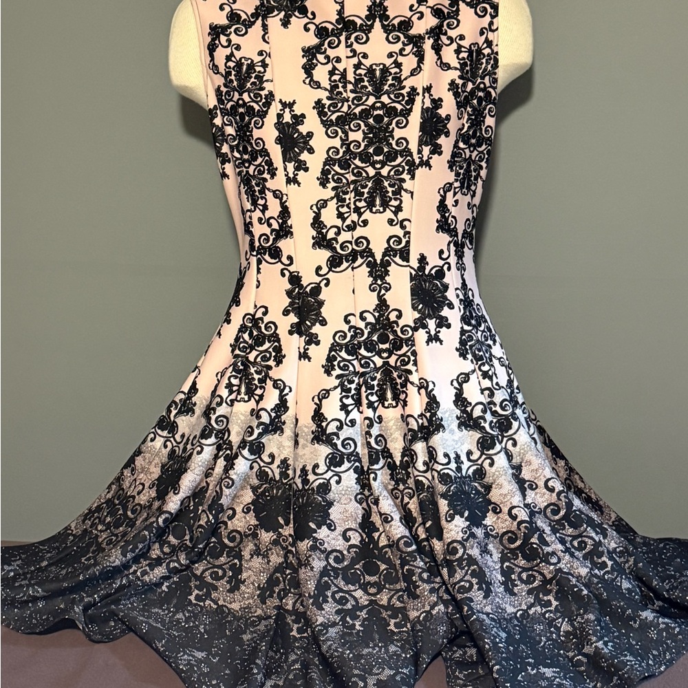 Kentucky Derby Black and pale pink Dress